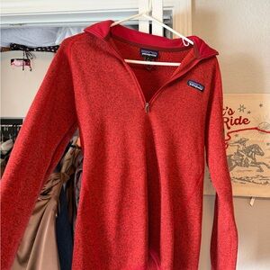 Patagonia Women's Better Sweater 1/4-Zip Red - Medium